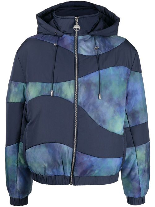 Ahluwalia Shakti padded puffer coat - Blue