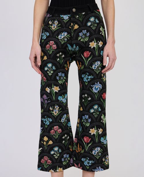 Women's Daphne Zipper Pants - Black Multi