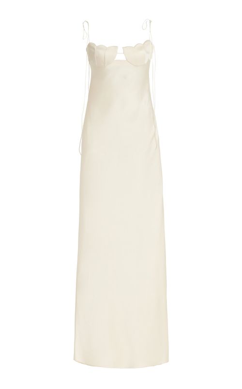 Tulip Satin Maxi Dress