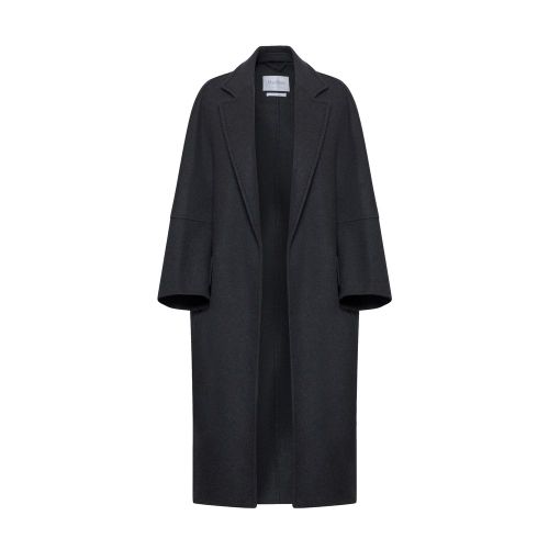 Cashmere Wool Blend Coat — Gray