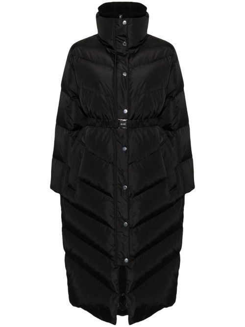 Water-repellent padded coat - Black