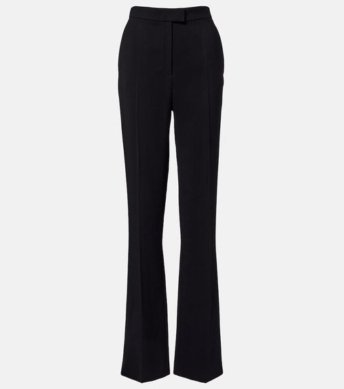 Crêpe straight pants