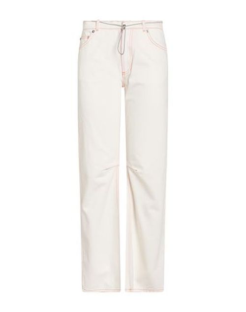 Woman Jeans White Size 6 Cotton