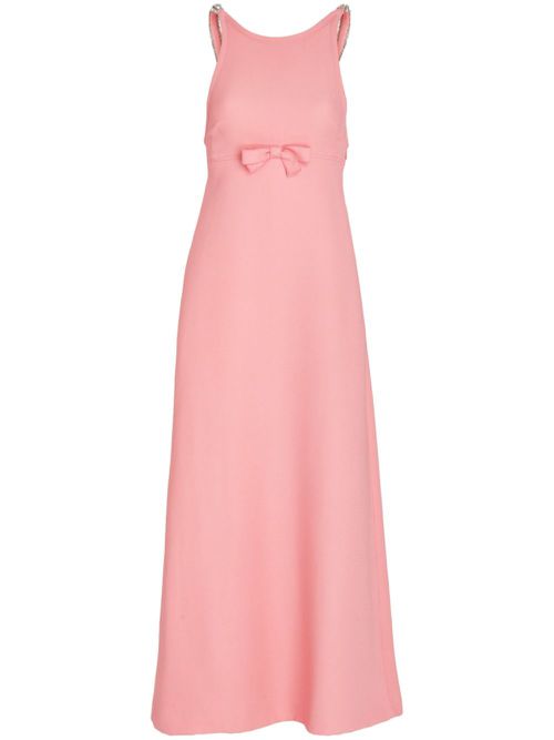 Open back maxi dress - Pink