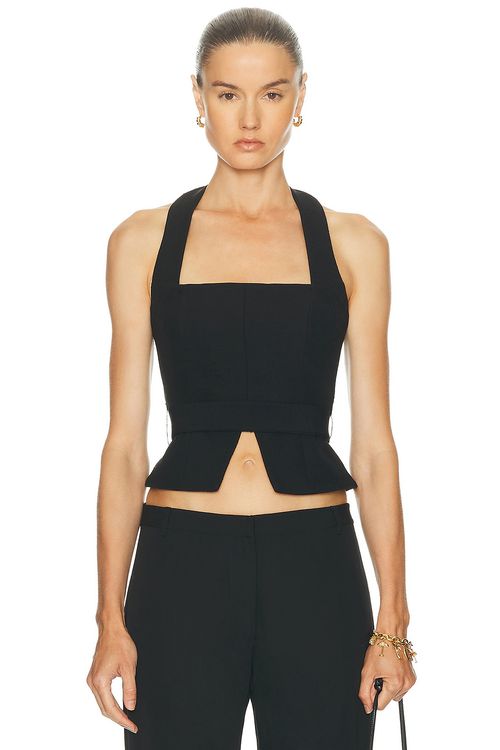 Cult Gaia Anita Top in Black - Black. 8 also , 2