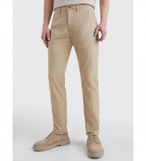 Tommy Hilfiger for man. MW0MW28884 Chino trousers Denton 1985 Collection beige (32/36), Casual, Organic Cotton, Sustainable