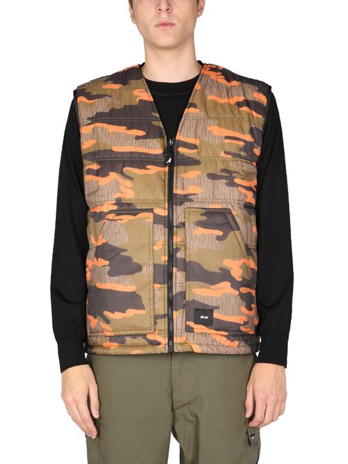 Reversible quilted gilet