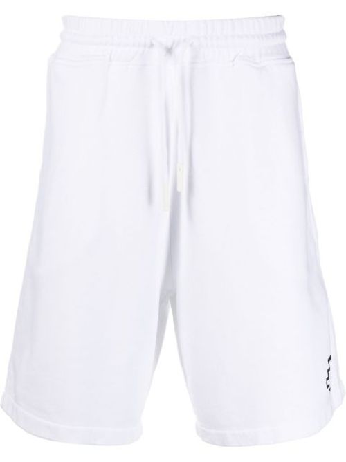 Logo-print drawstring Bermuda shorts