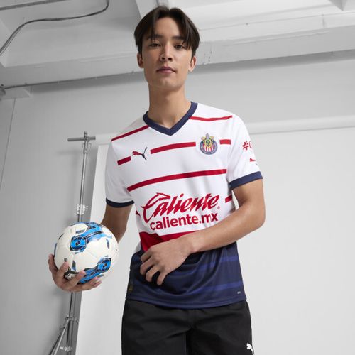 PUMA Chivas 23/24 Away Men's Soccer Replica Shirt in White