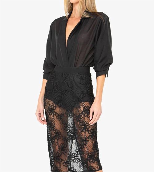 Marceline Bodysuit In Black
