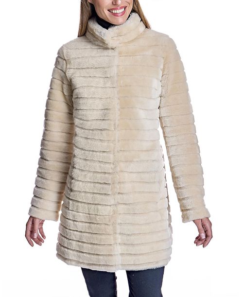Grooved Shearling Jacket