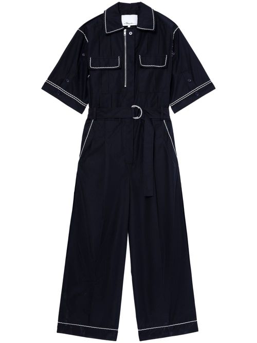 Embroidered jumpsuit - Black