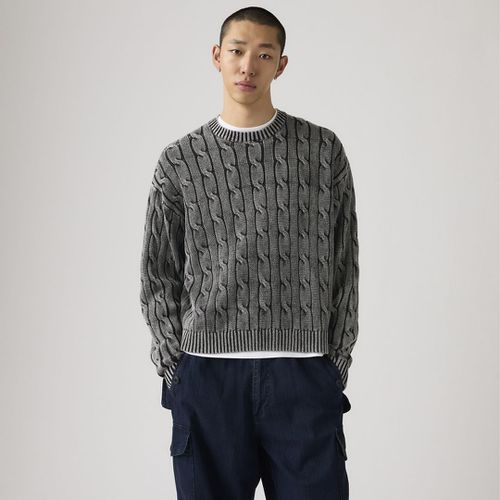 Carmel Cable Crew Sweater