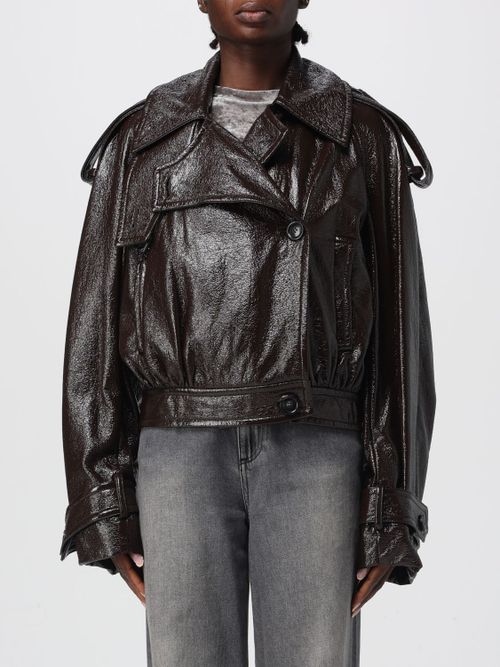 Jacket Woman color Dark