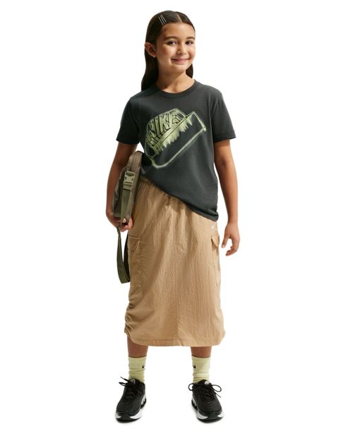 Girls' 8-20 Short-Sleeve T-Shirt - Anthracite