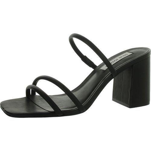 Avani Womens Faux Leather Slip On Heels