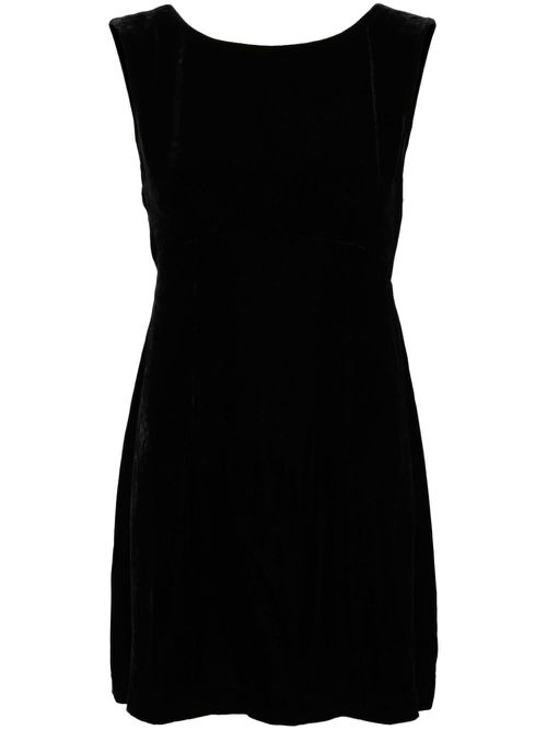 Michaela cut-out mini dress - Black