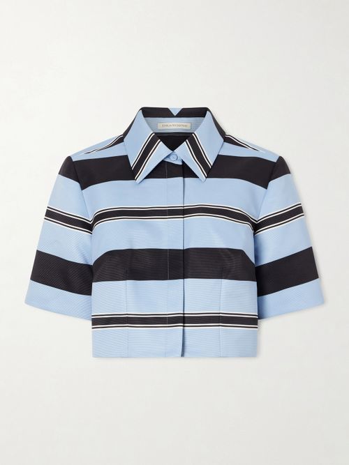 Natalie Striped Twill Shirt