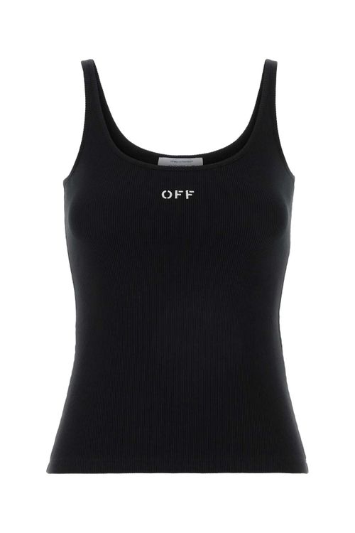 Stamp Tank Top — Black
