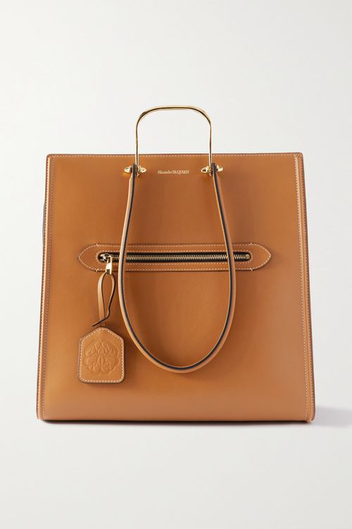 Tall Story Leather Tote