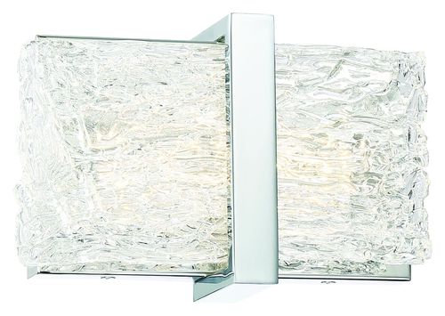 George Kovacs Forest Ice II Bathroom Vanity Light in Chrome