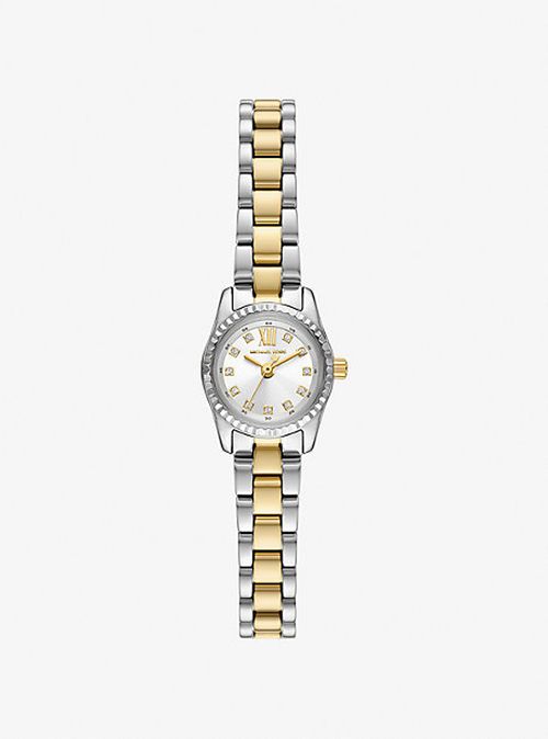 Micro Lexington Pavé Two-Tone Watch