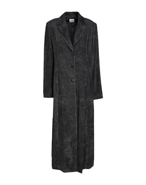 Chocolat Woman Coat Charcoal Size 4 Viscose
