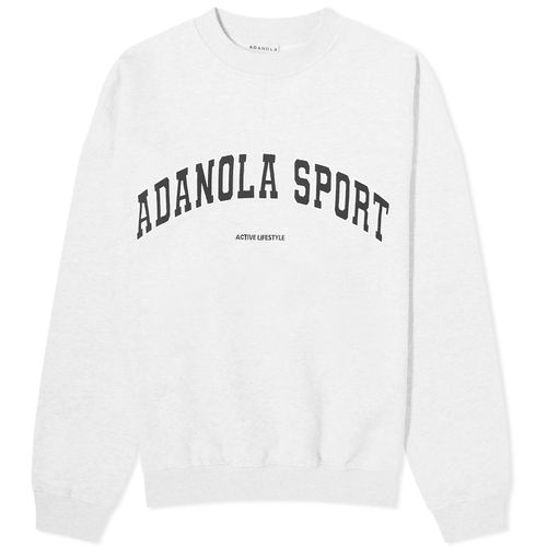 Women's AS Oversized Sweatshirt in Light Grey, Size Large 