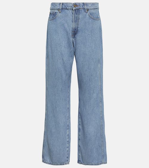 Tess high-rise straight jeans