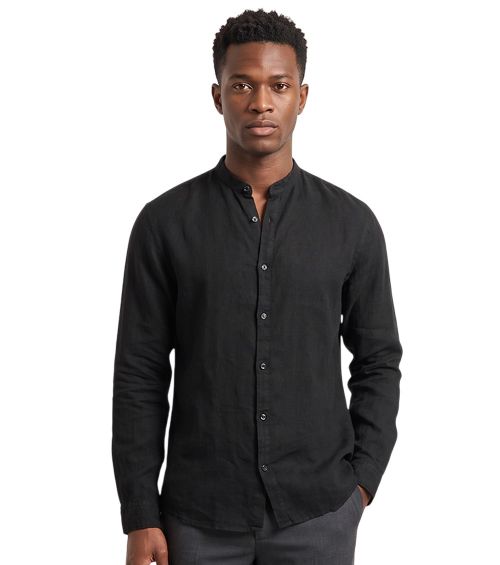 Black Linen Shirt