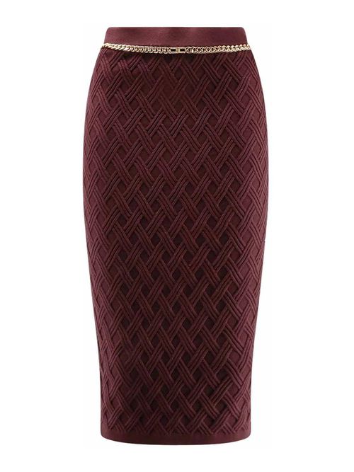 Pencil Skirt In Viscose Blend