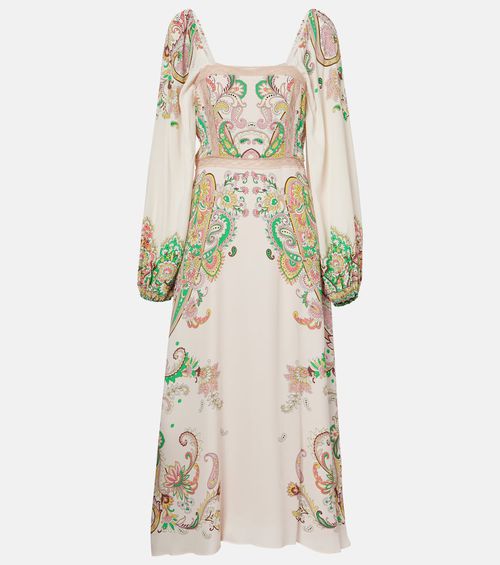 Printed midi dress