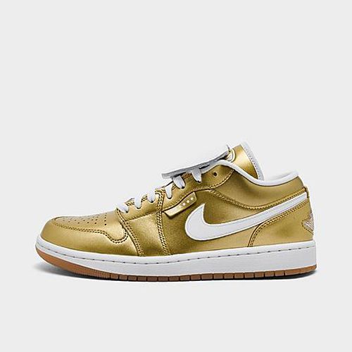 Women's Air 1 Low SE Casual Shoes in gold/gold-white-gum