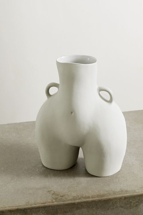 Love Handles Ceramic Vase - Gray