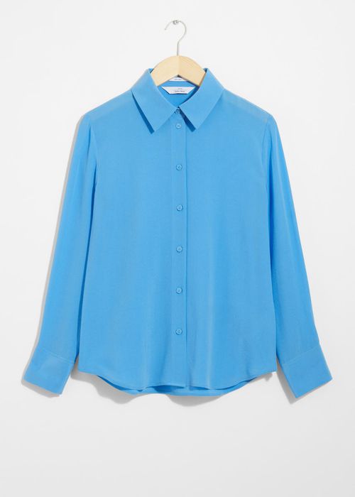 Silk Shirt - Blue