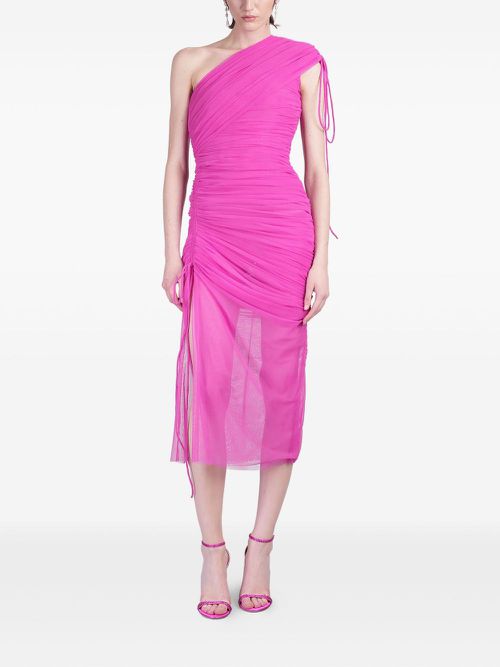 Del Core one-shoulder dress - Pink