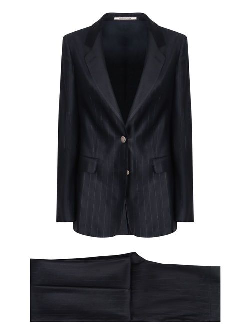 Tagliatore pinstriped suit - Blue
