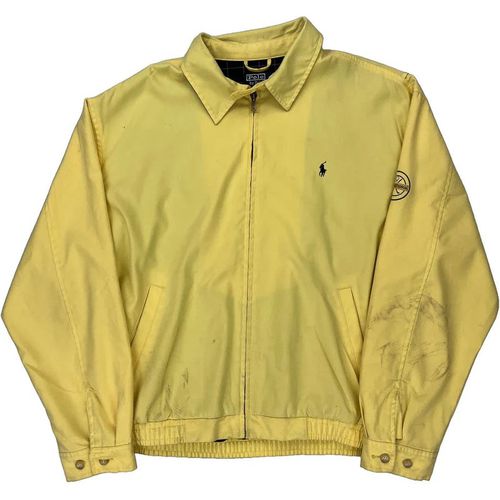 Polo By Ralph Lauren Harrington Jacket - Large Yellow Polyester