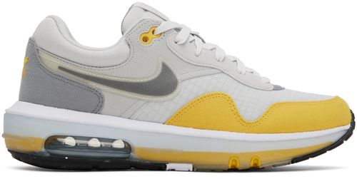 Gray & Yellow Air Max Motif Sneakers