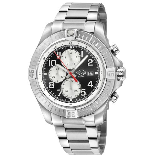 T38 Chronograph Quartz Black Dial Mens Watch 42800B