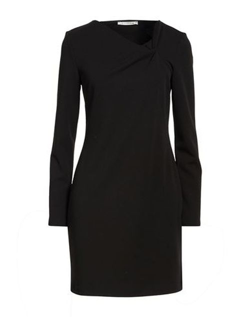 Woman Mini dress Black Size S Polyester, Elastane