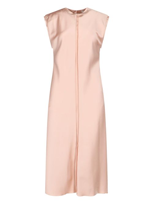 Satin-Feel Mini Dress with Soft Lining