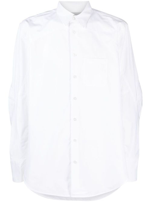 Chest-pocket cotton shirt