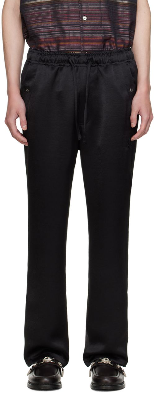 NEEDLES Black String Cowboy Sweatpants
