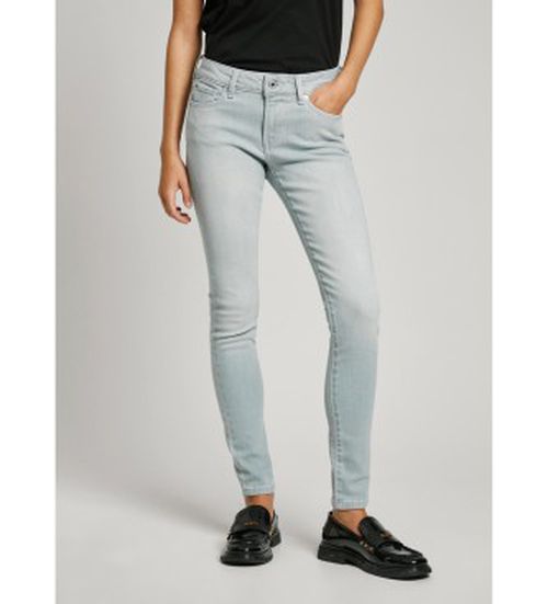 Pepe Jeans for woman. PL204583UI7 Jeans in skinny fit Soho grey (33/30), Casual, Cotton, Denim