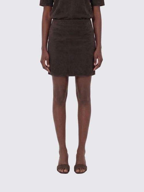 Skirt Woman color Brown