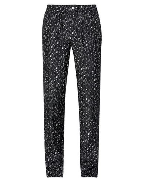 Man Pants Black Size 28 Silk