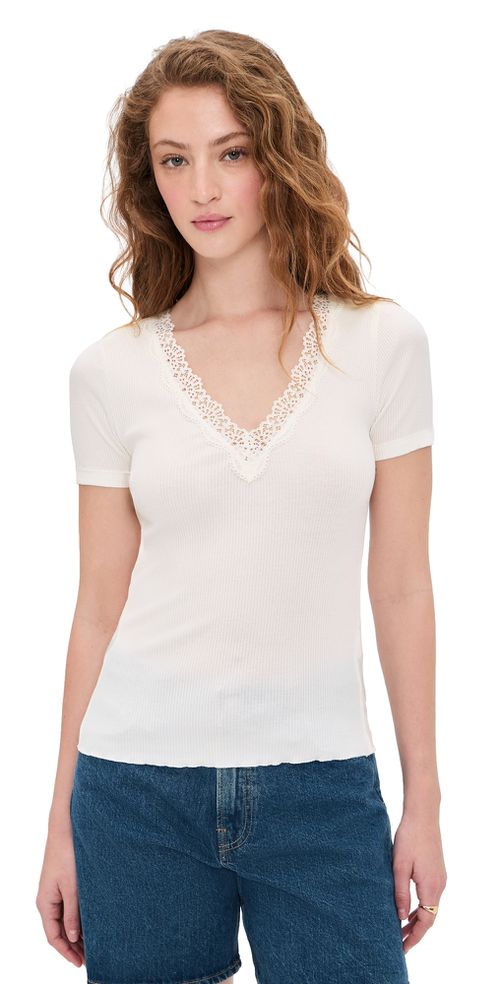 Lace Top Winter White