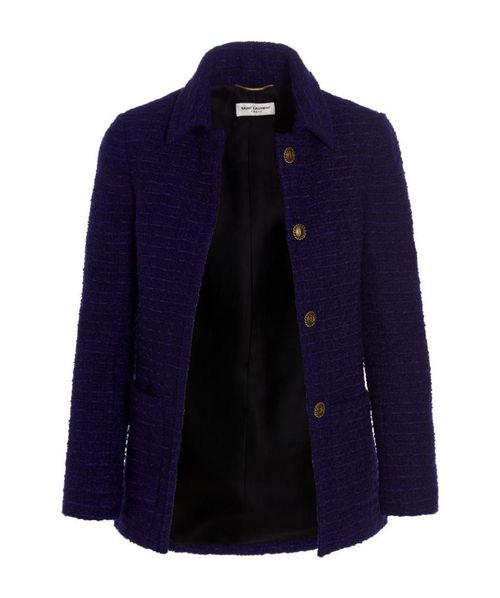 Fitted tweed blazer