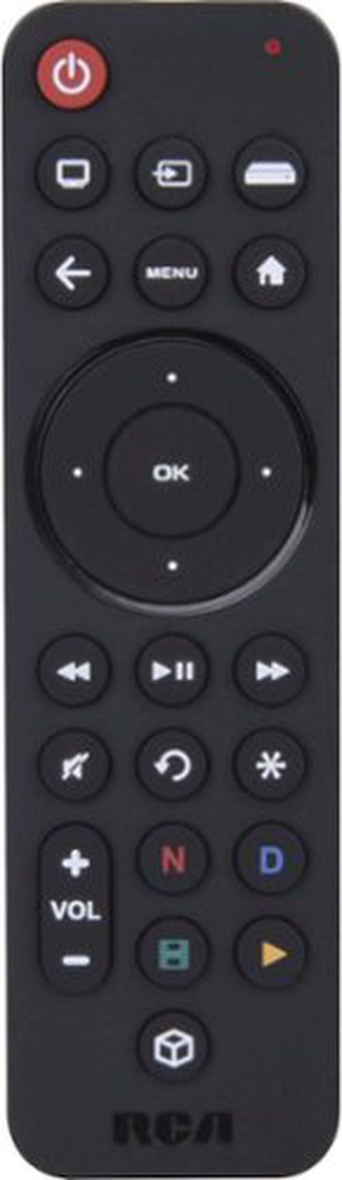 Rechargeable 3-Device Universal Remote - Black